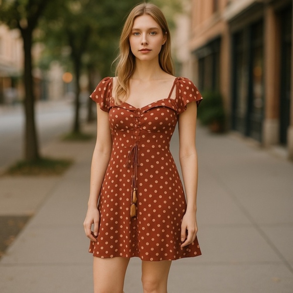 HAUTE ROGUE BOHO DRESS SIZE MEDIUM